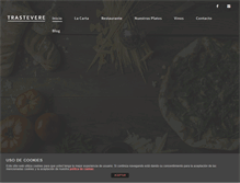 Tablet Screenshot of pizzeriatrastevere.com